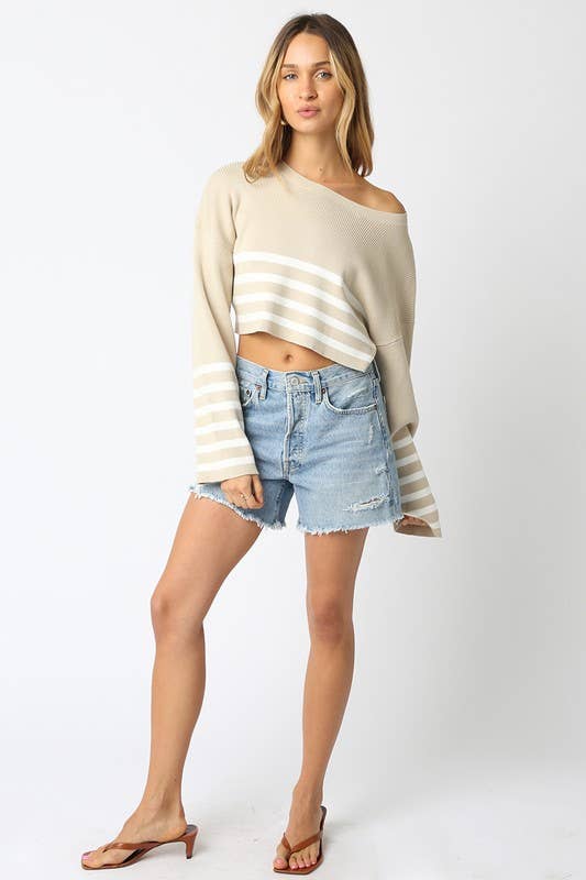 Audrey | Striped Sweater