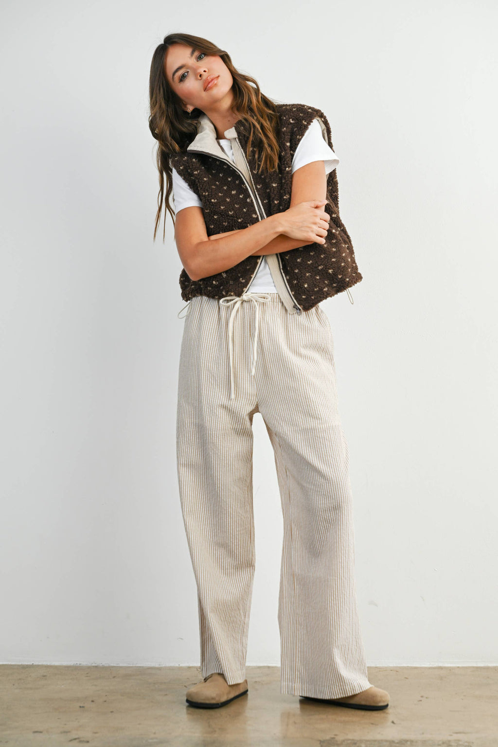 Byrd | Floral Fleece Sleeveless Vest