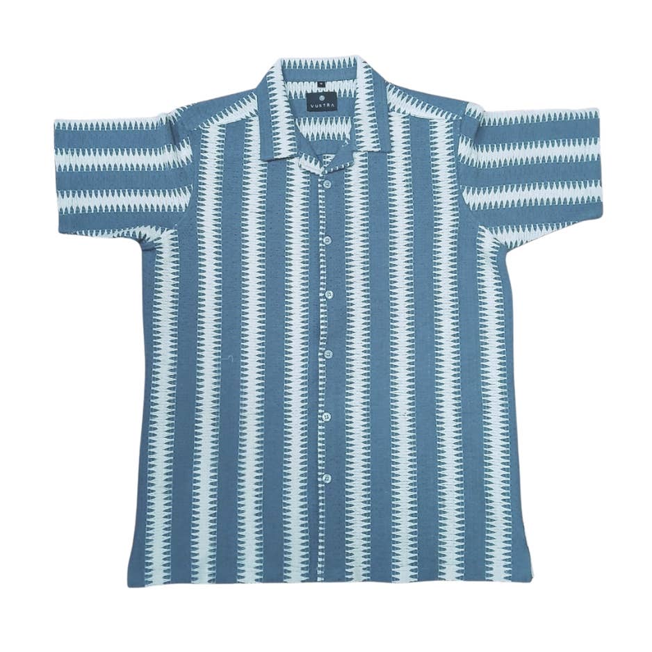 Coastal Breeze | Zigzag Stripe Shirt