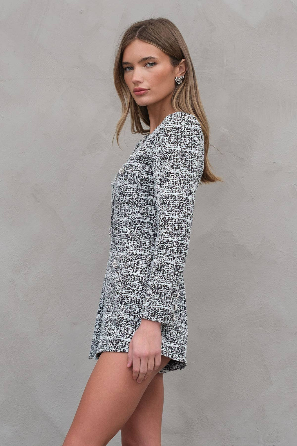 Petal | Dressy Span Jacquard Romper