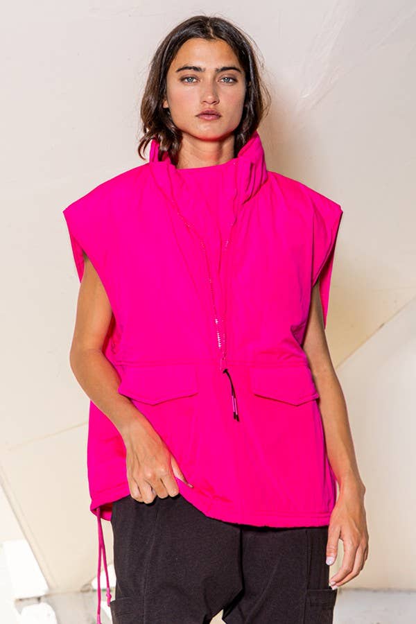 Oversized Silhouette Puffer Vest