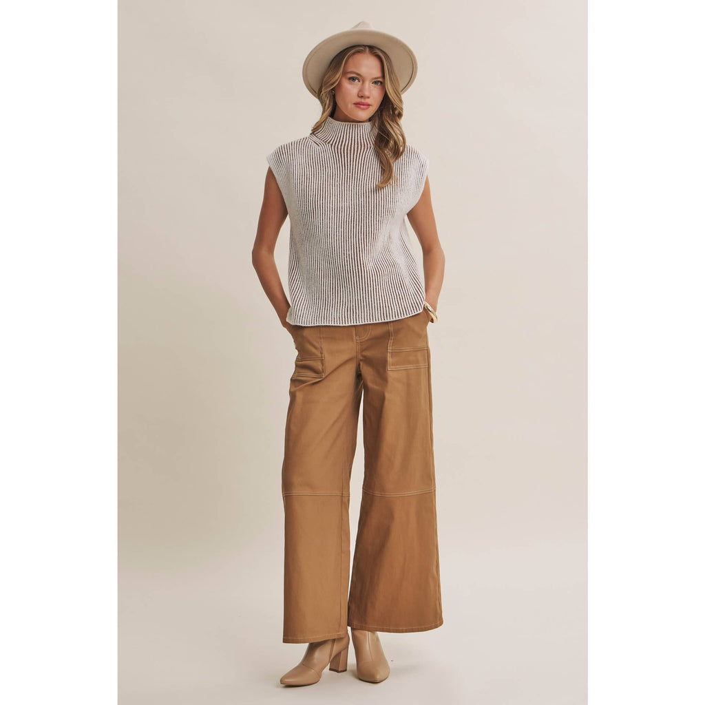 Desert Trail | Mock Neck Sweater Vest