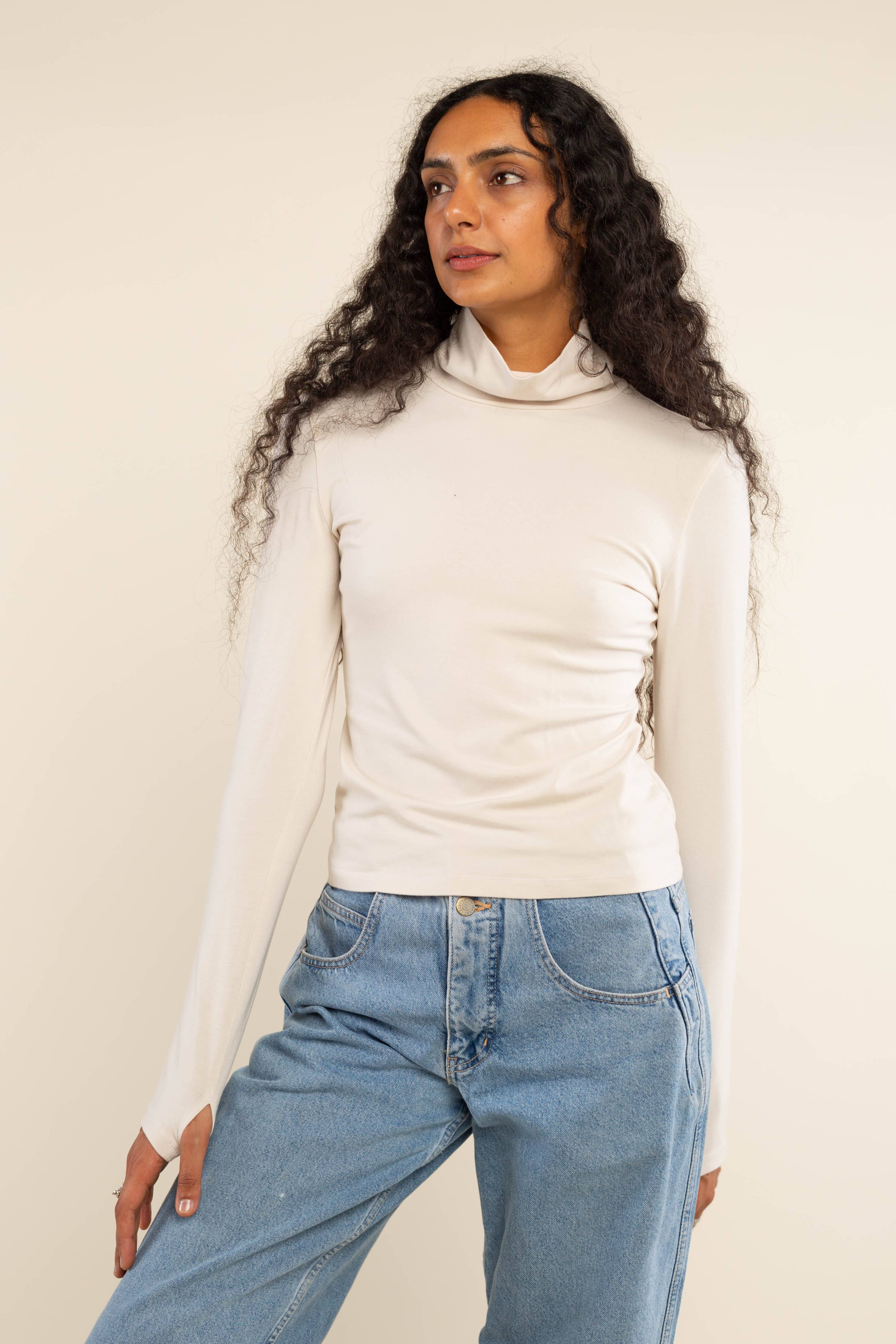 Crescent | Turtleneck Long Sleeve Top