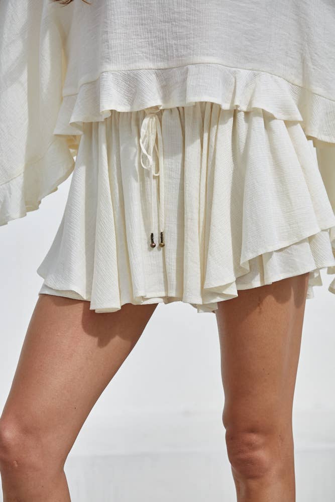 Sol | Woven Layered Skort