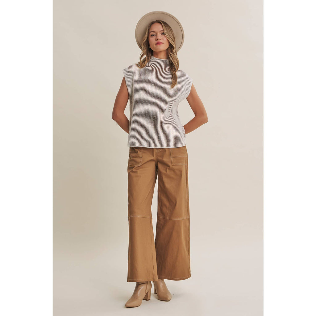 Desert Trail | Mock Neck Sweater Vest