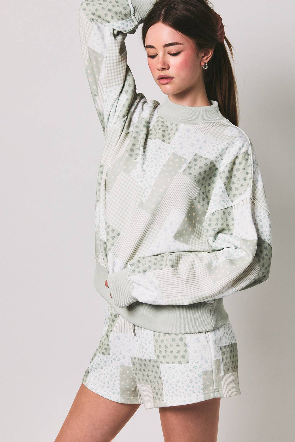 Daisies | Patch Work Sweatshirt