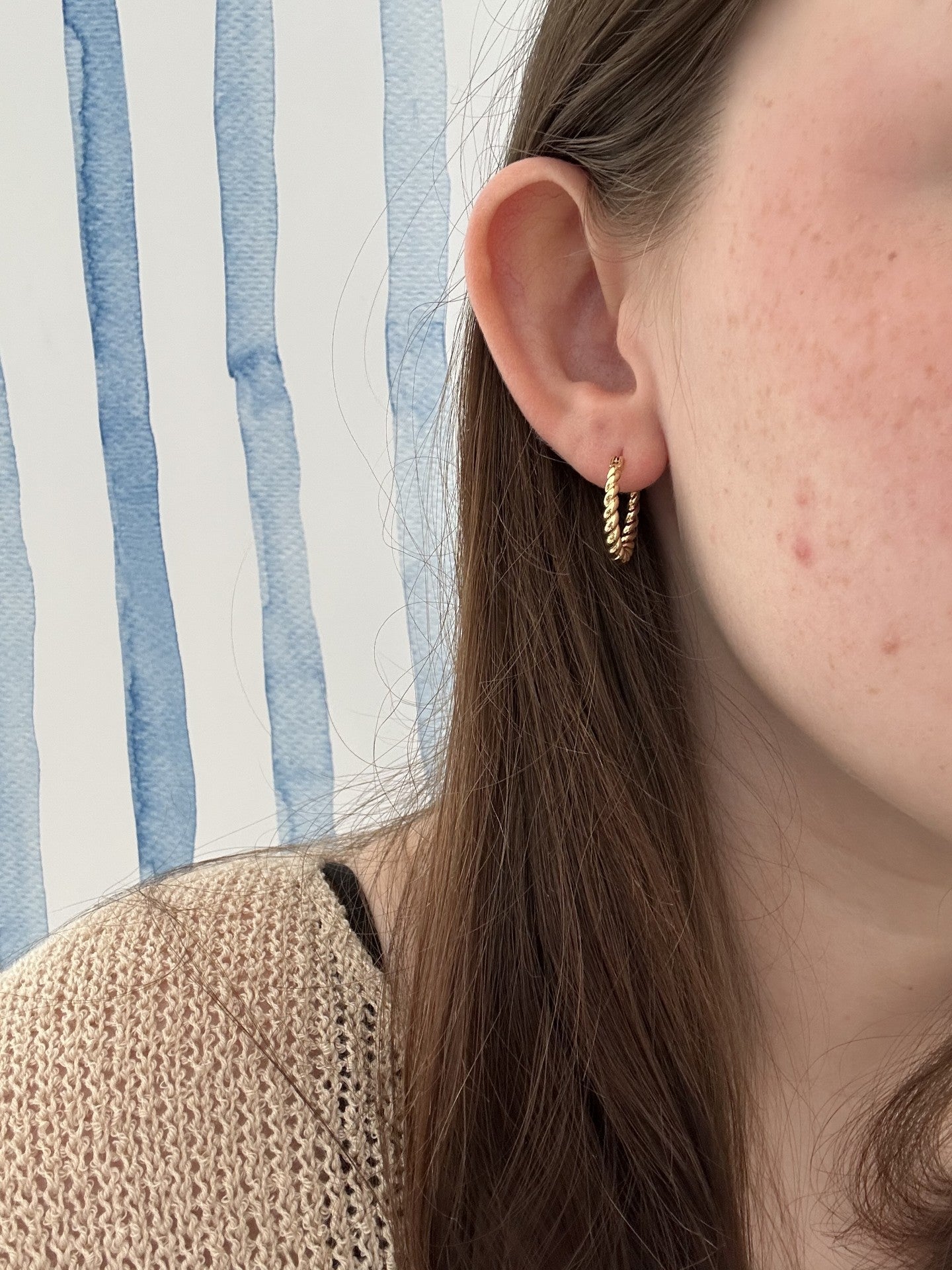 The Capri Rope Hoops | Earrings