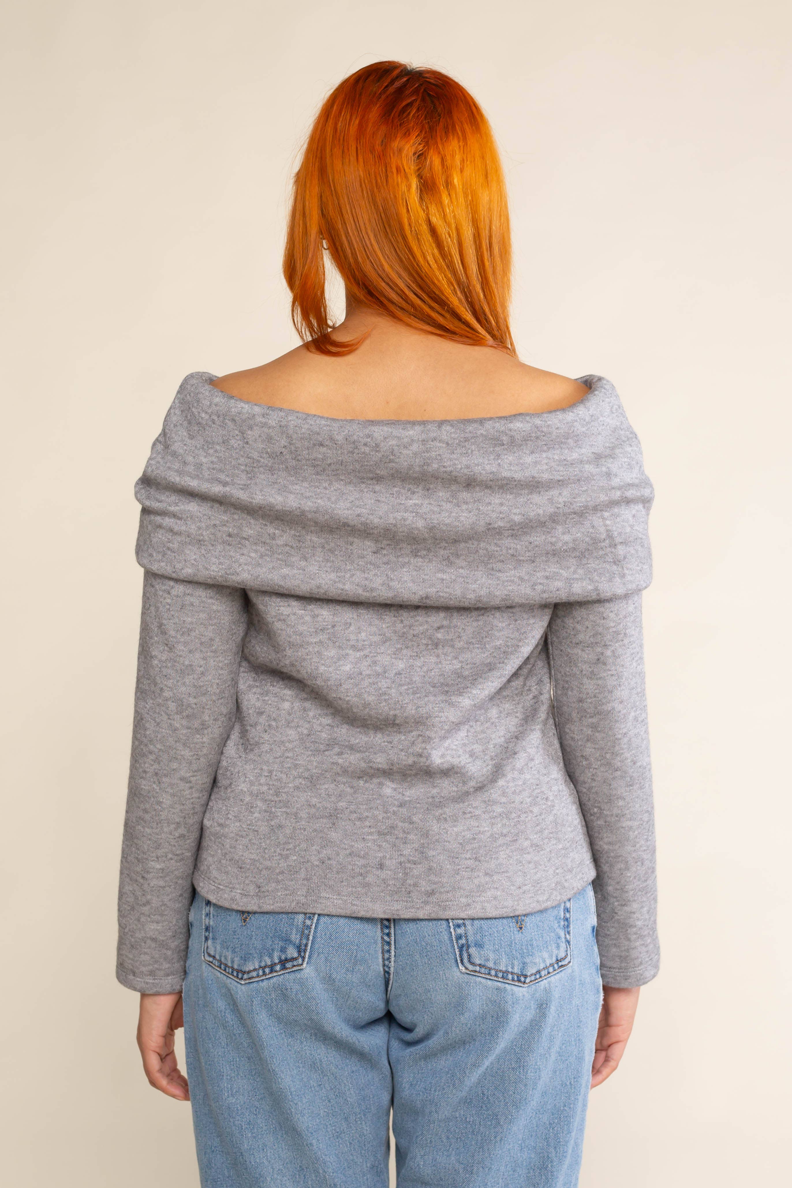 Reece | Heavy Knit Off Shoulder Top