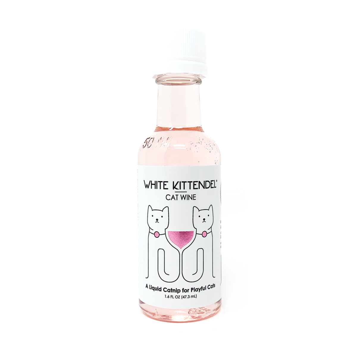 PetWineShop Cat Wine White Kittendel Liquid Catnip For Cats