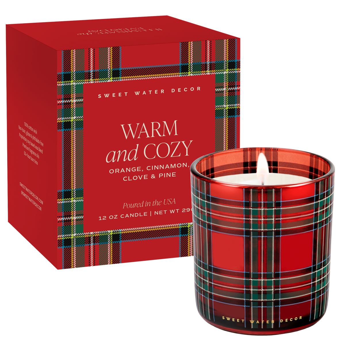 Warm and Cozy | 12 oz Boxed Soy Candle