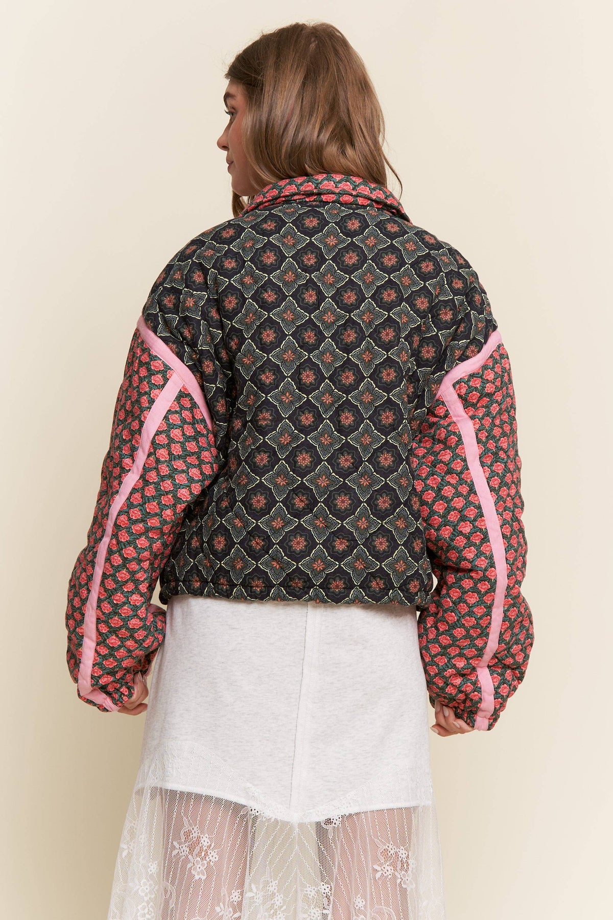 Judith | Patchwork Quilted Bomber Jacket