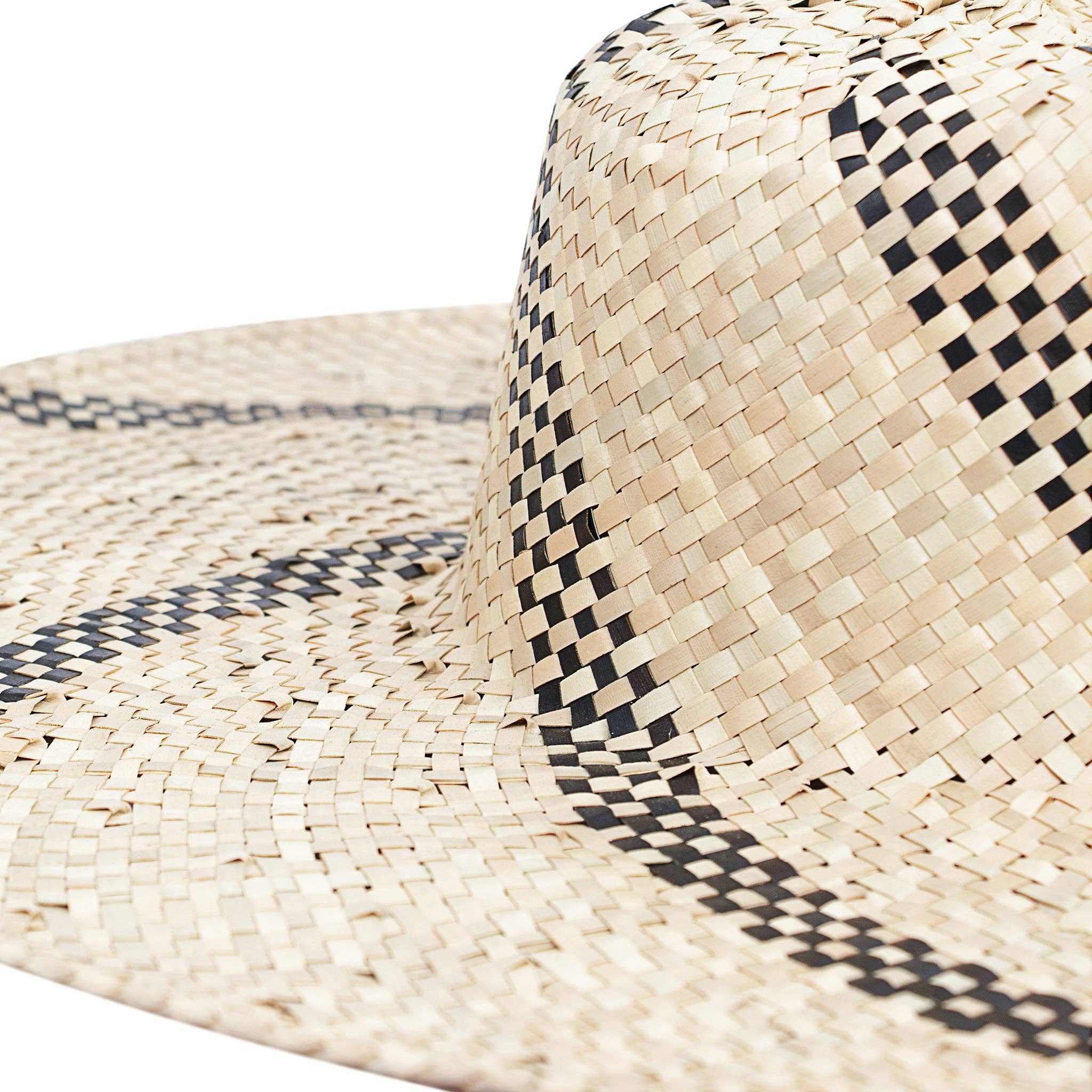 100% Organic Natural Palm Leaf Wide Brim Sun Hat