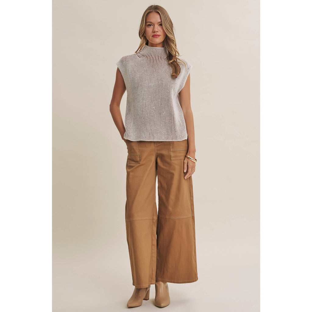 Desert Trail | Mock Neck Sweater Vest