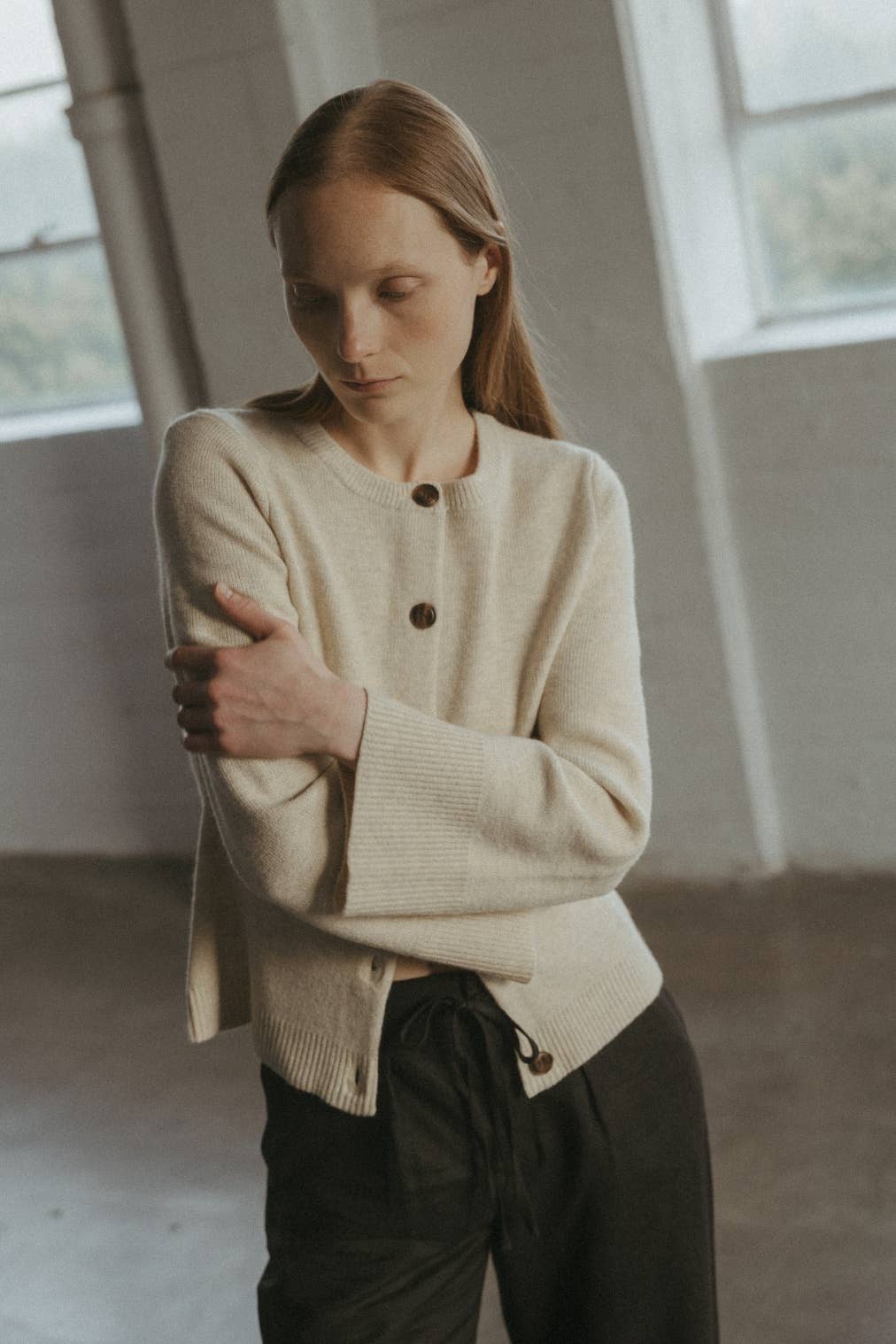 The Tyler Cardigan | Bell Sleeve Buttoned Cardigan