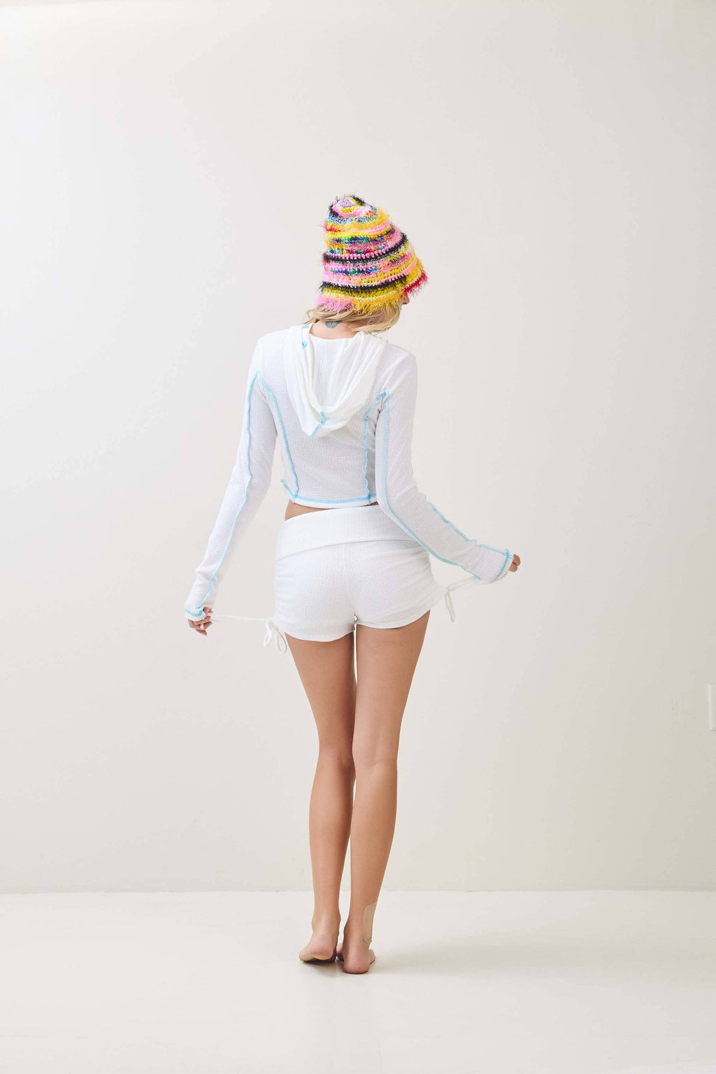 Cloud | Pointelle Button Down Hoodie