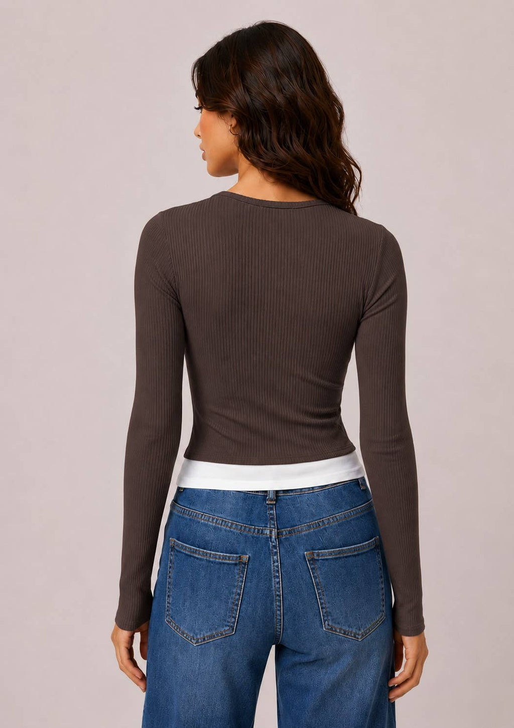 Riley | Layers with Bow Detail Long Sleeve Top