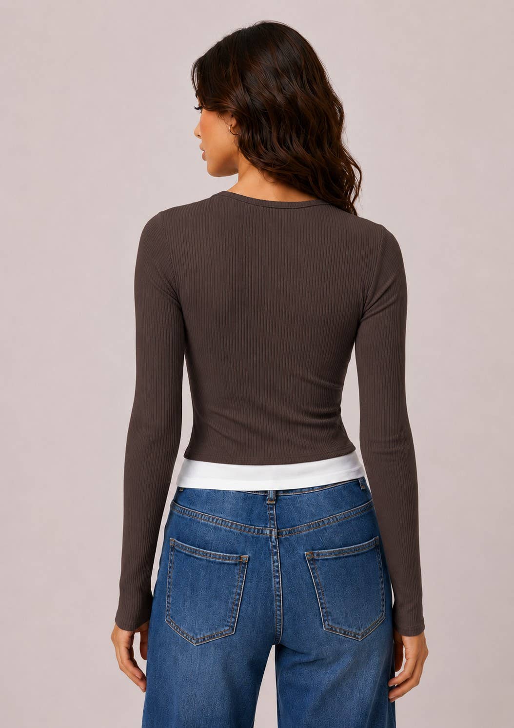 Riley | Layers with Bow Detail Long Sleeve Top