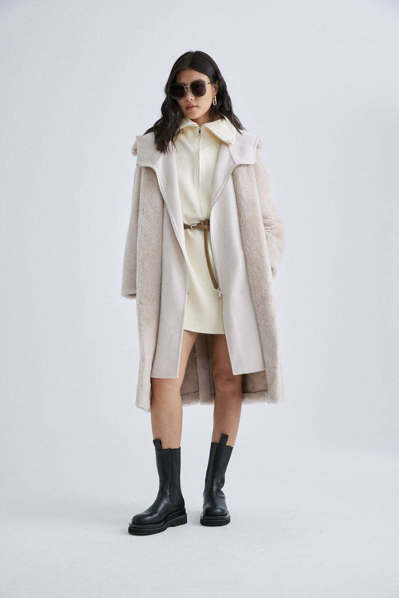 Glacier | Faux Shearling Coat