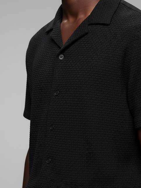 Knox | Crochet Short Sleeve Shirt