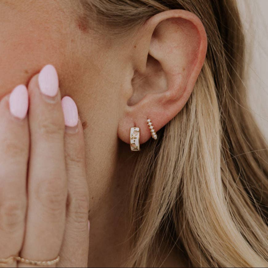 Eloise | Tea Cup Hoops