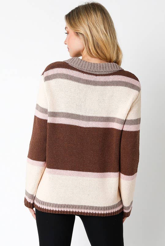 Faith | Chunky Striped Sweater