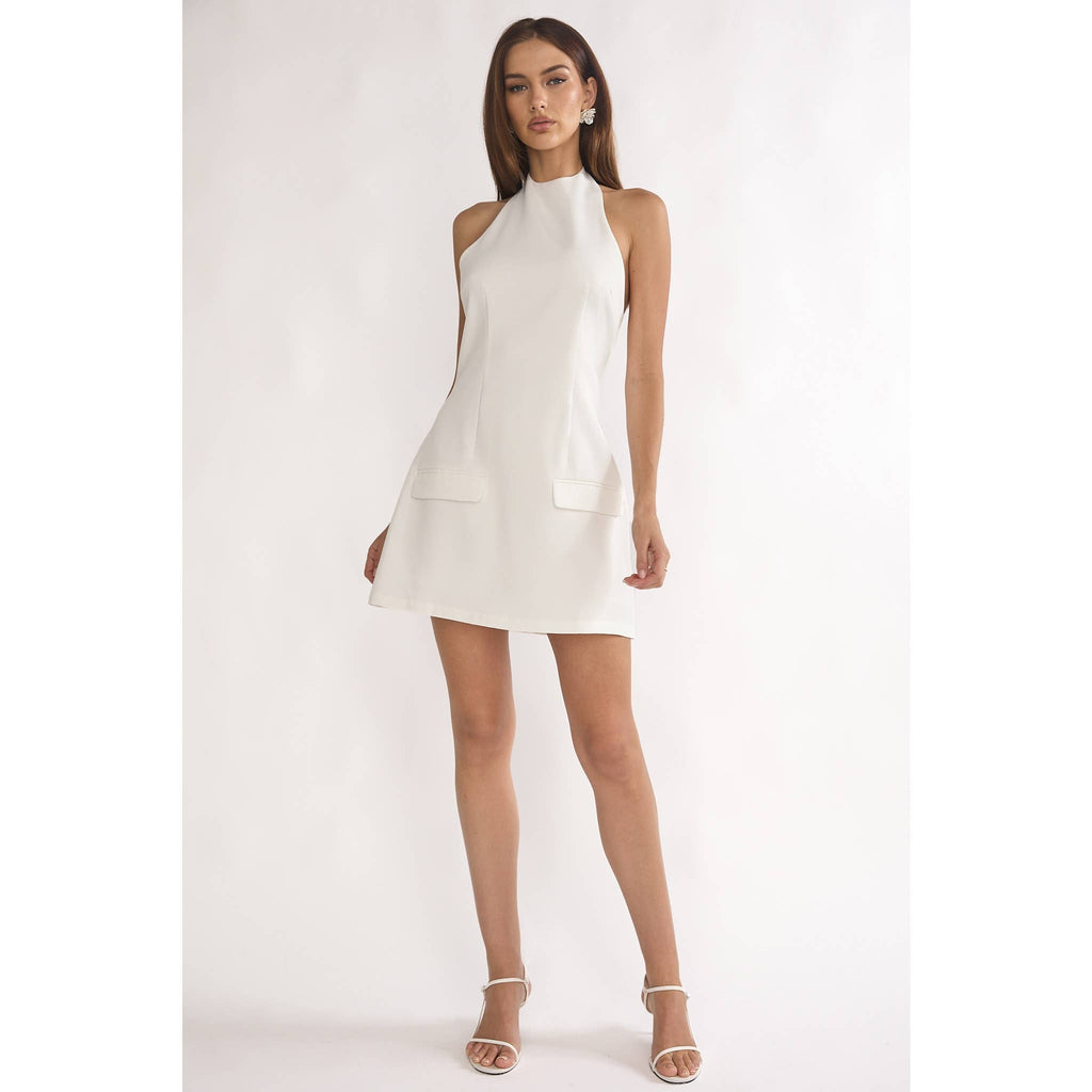 Yacht Club | Halter Mini Dress