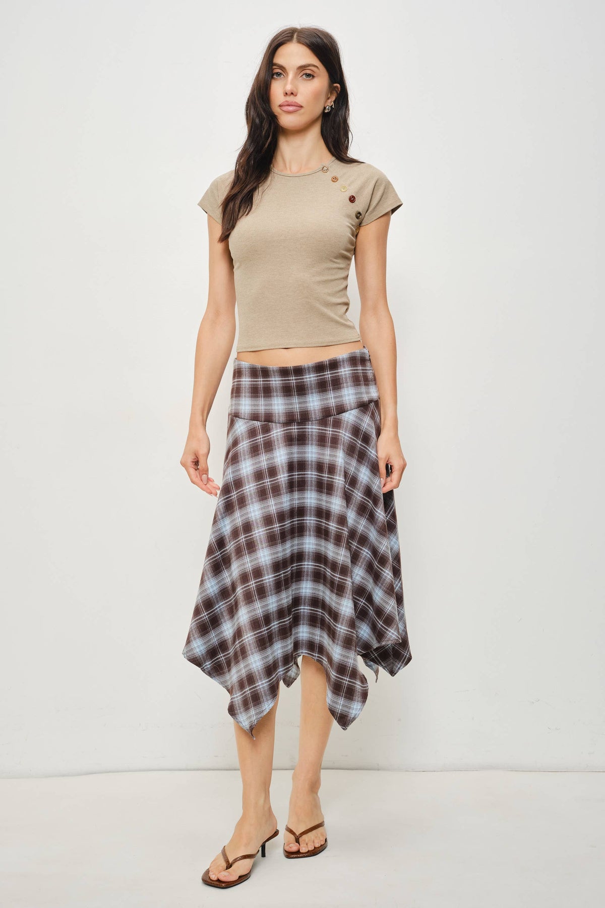 Aloy | Button Detail Top