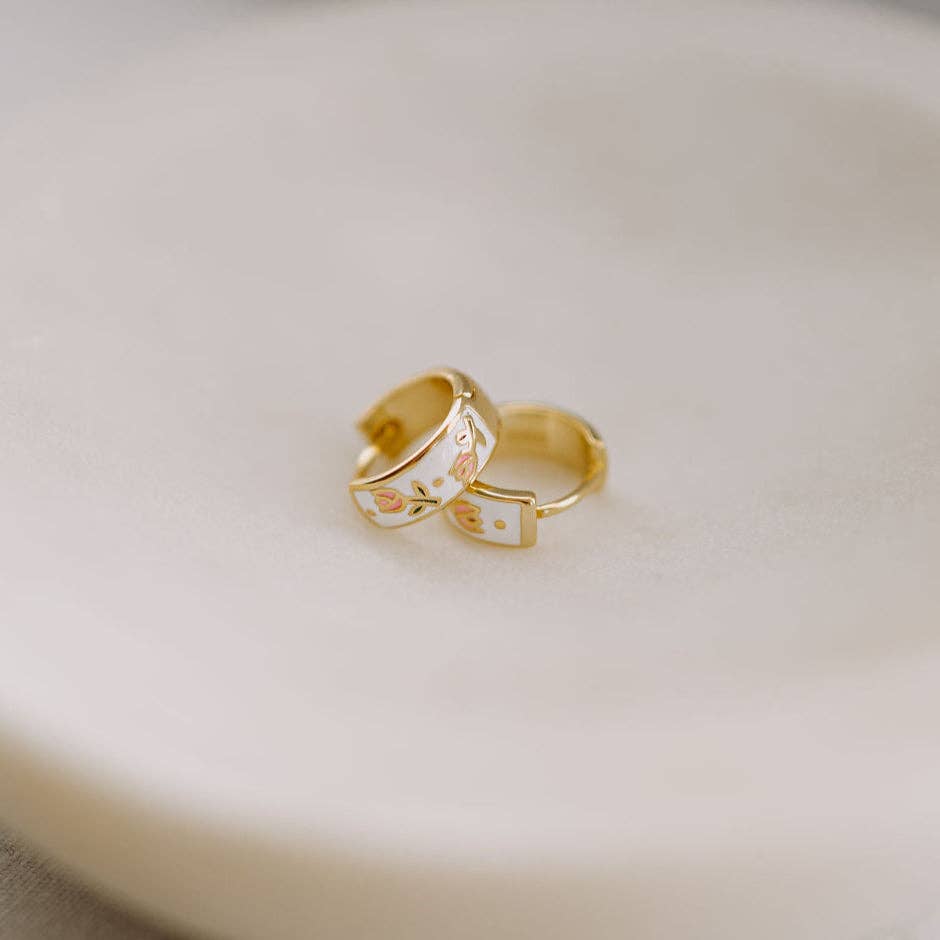 Eloise | Tea Cup Hoops
