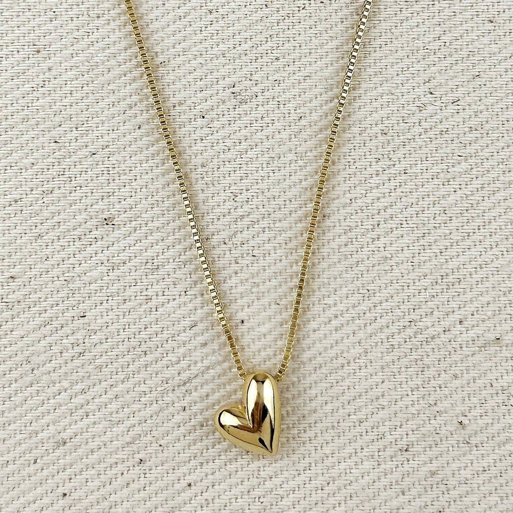 Nova | Gold Filled Uneven Heart Necklace