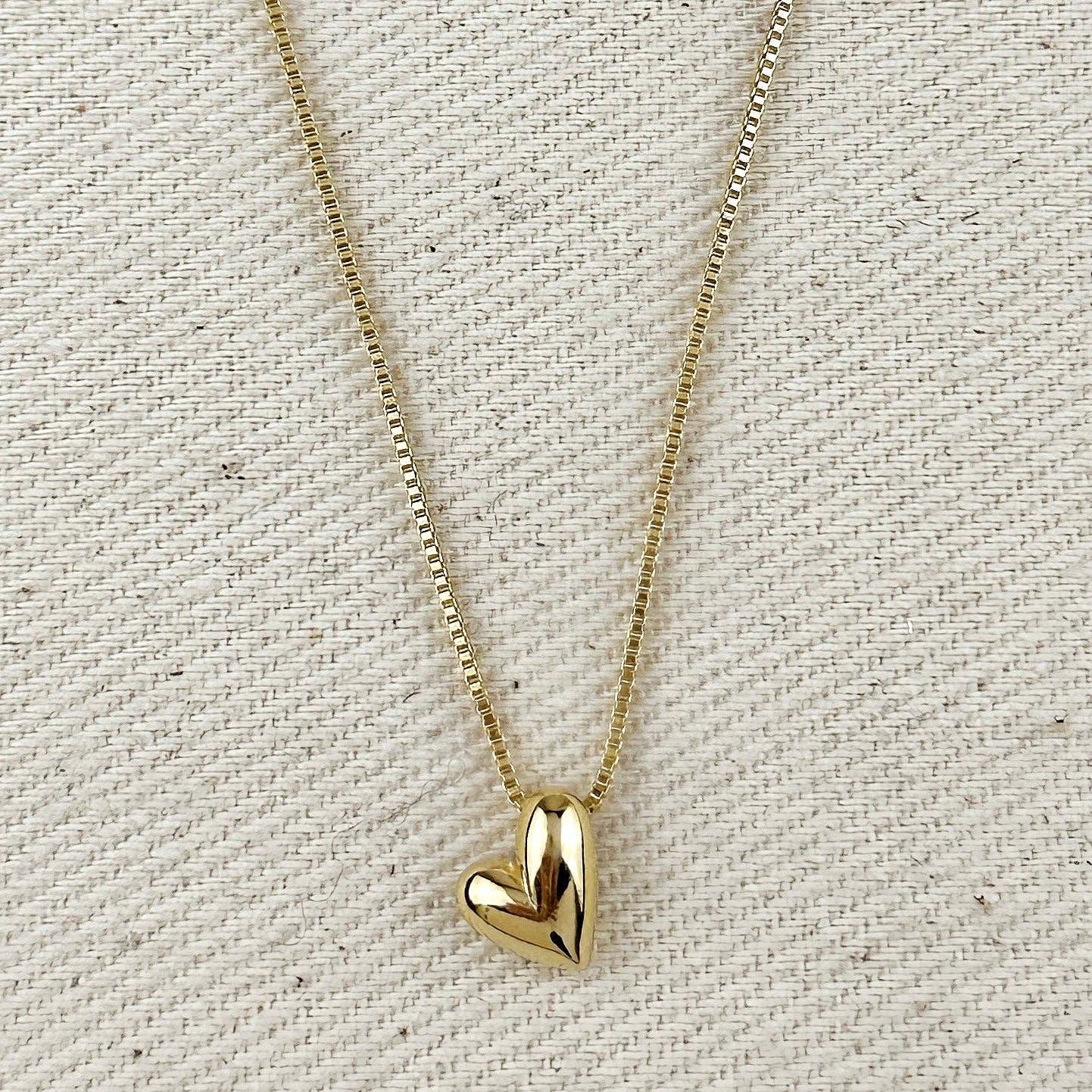Nova | Gold Filled Uneven Heart Necklace