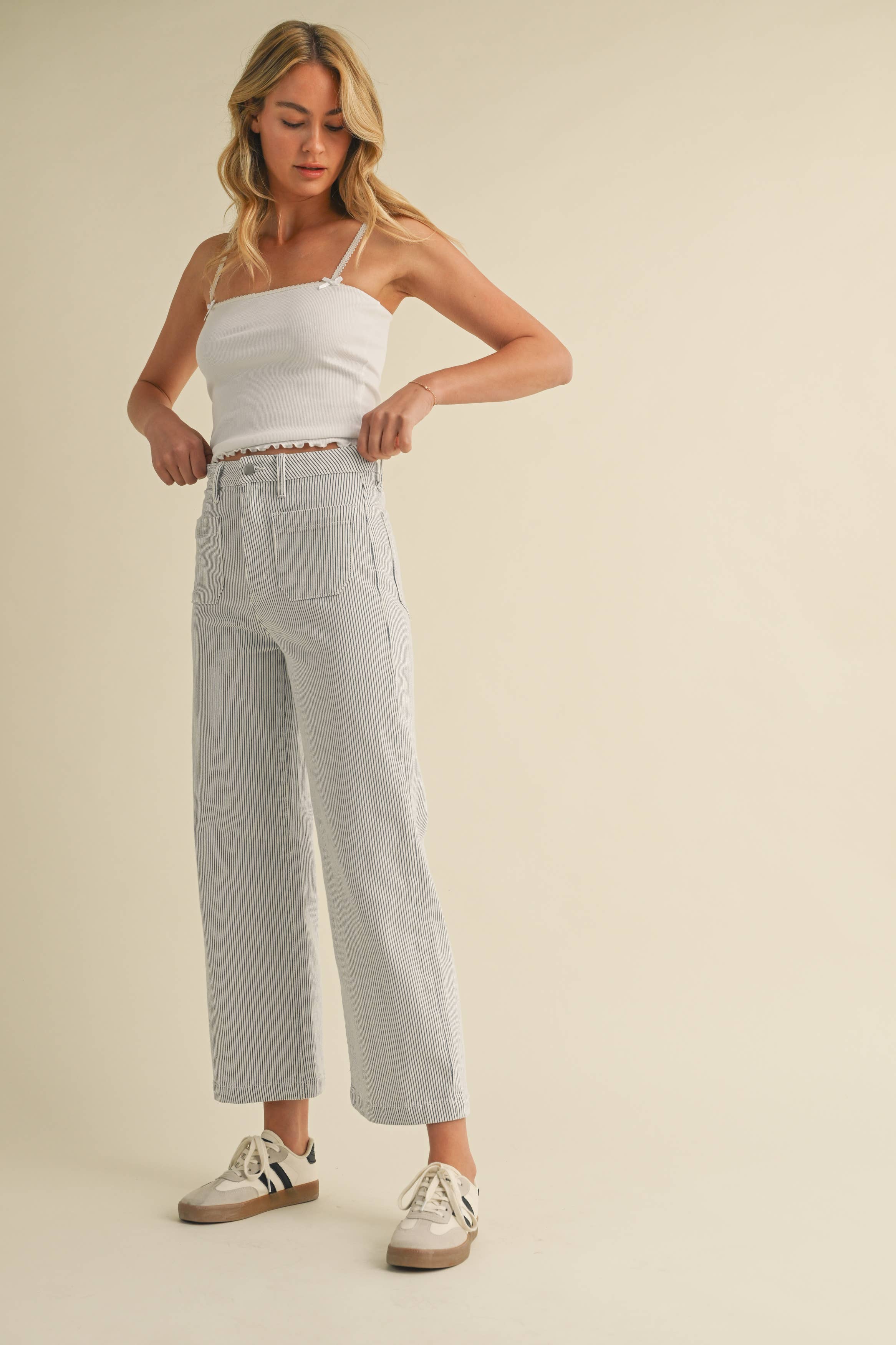 BillieJean | Patch Pocket Wide Leg