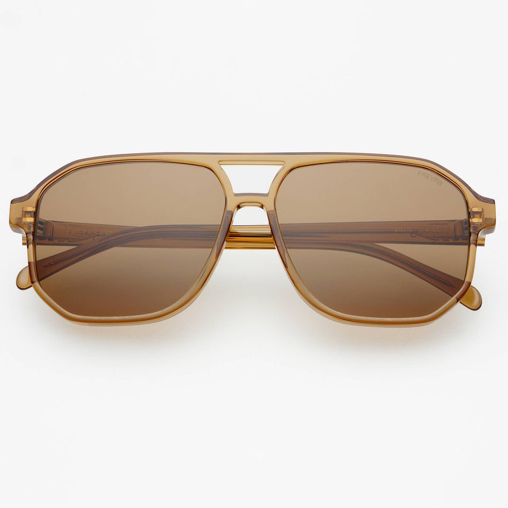 Billie ( NEW ) Unisex Aviator Sunglasses | Brown