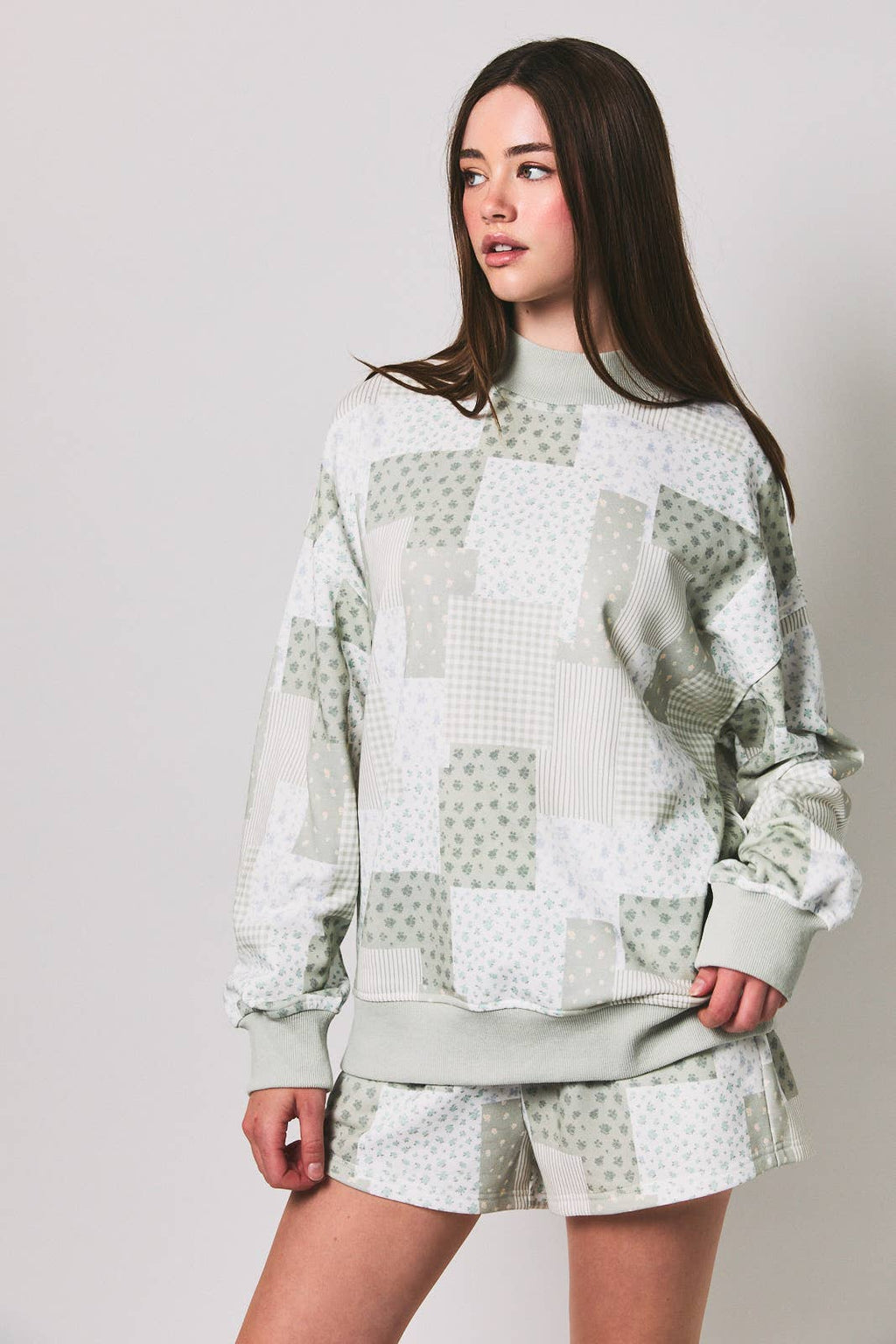 Daisies | Patch Work Sweatshirt
