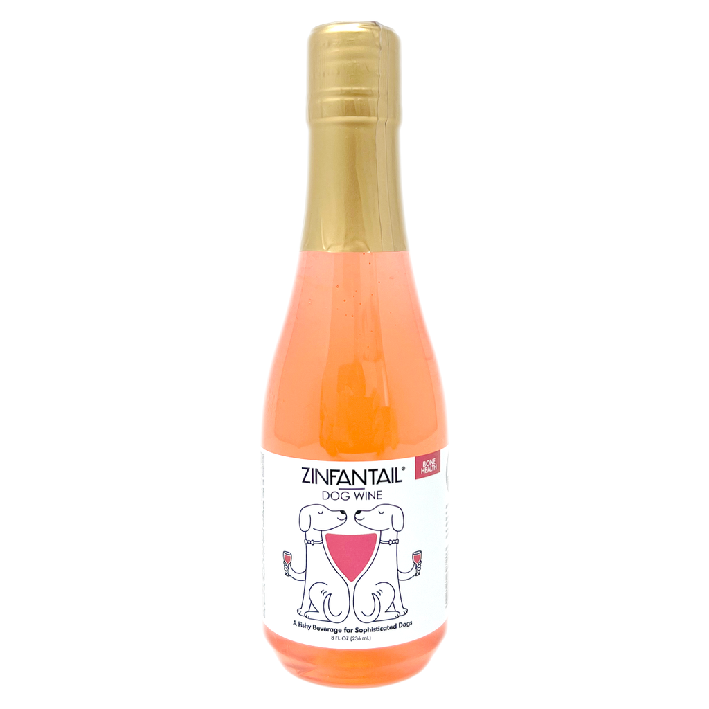 Zinfantail Fish Oil + Bone Health Dog Wine Liquid Supplement