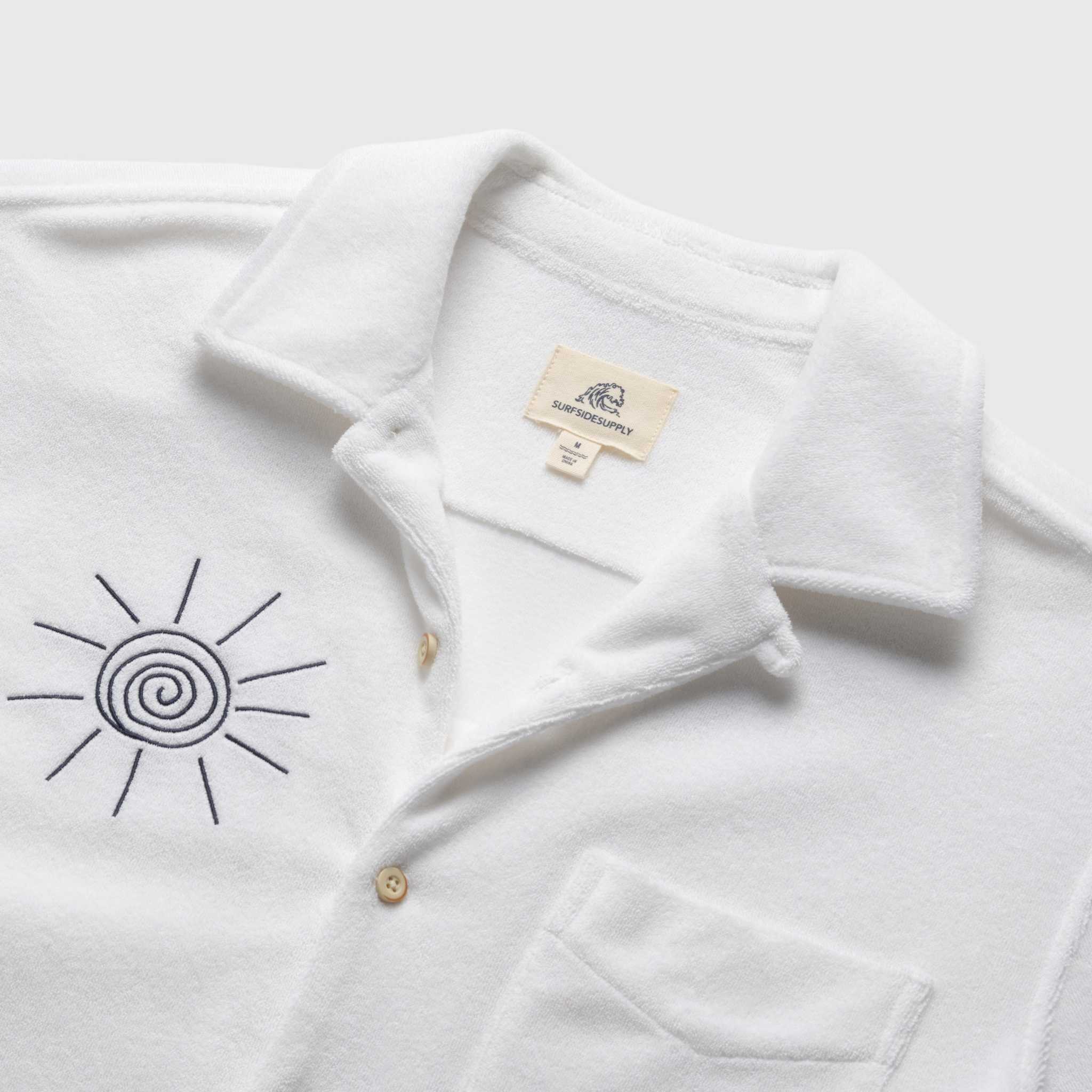 Easton | Terry Camp Collar Embroidered Shirt