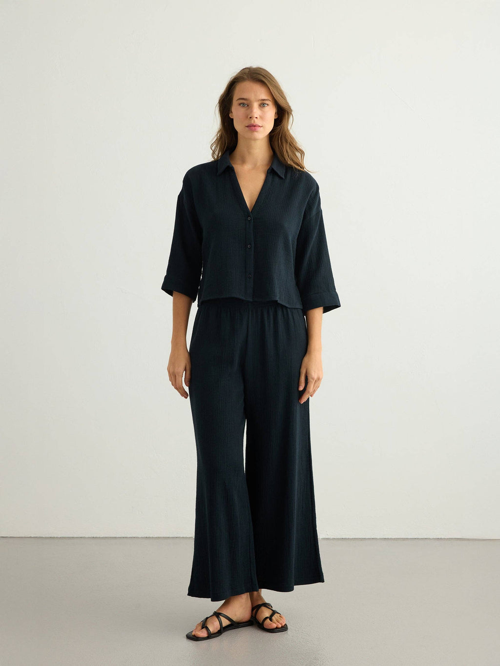 Aura | Palazzo Pants 100% Turkish Cotton