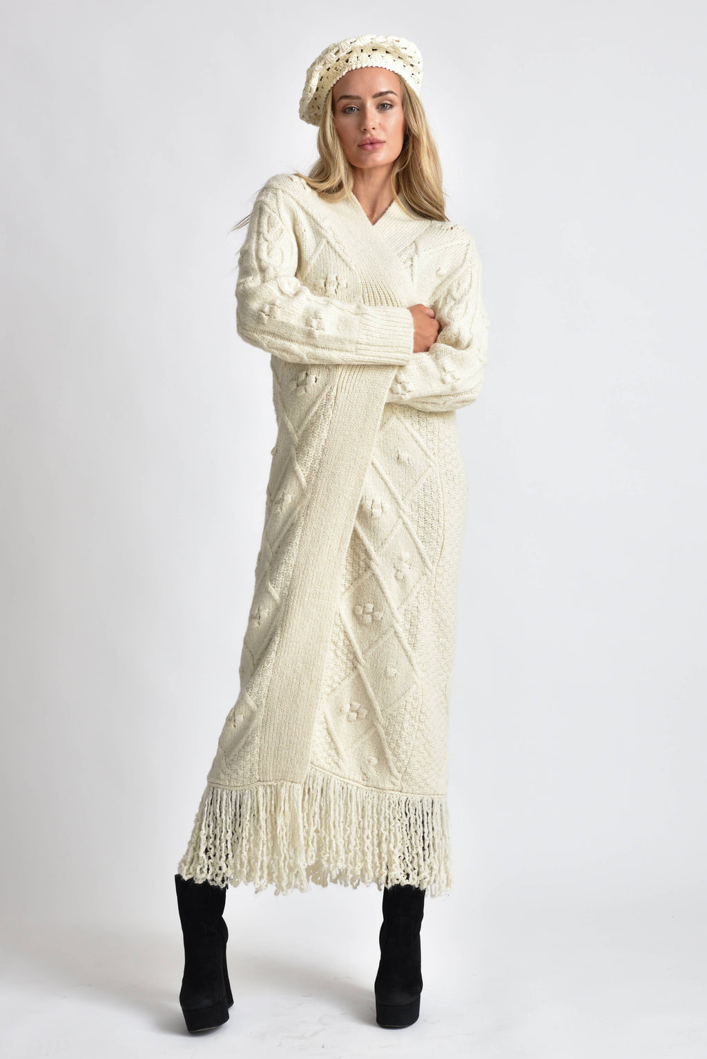 Snowy Maxi Cardi