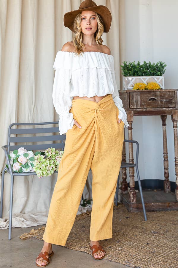 Pretty | Ruffle Neck And Shoulder Blouse