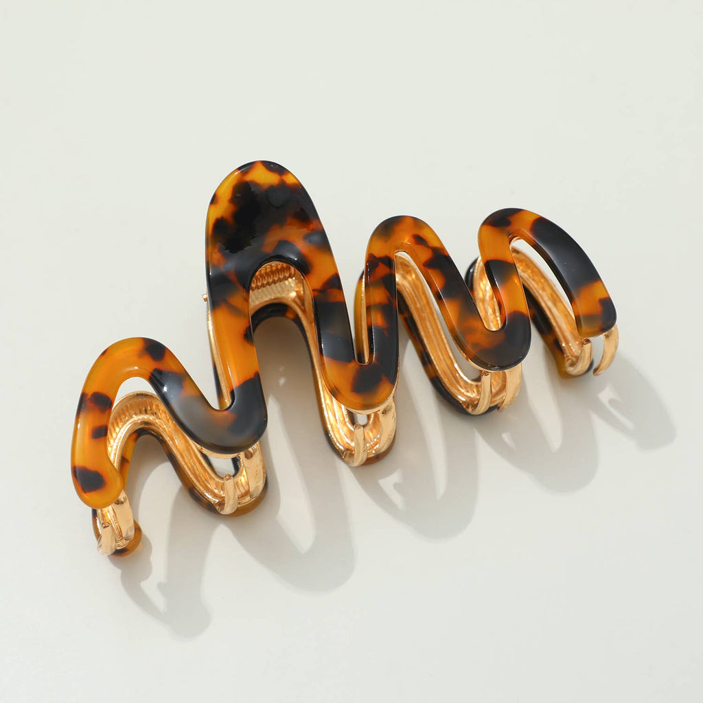 Willow Core | Large Squiggle Metal Claw Clip