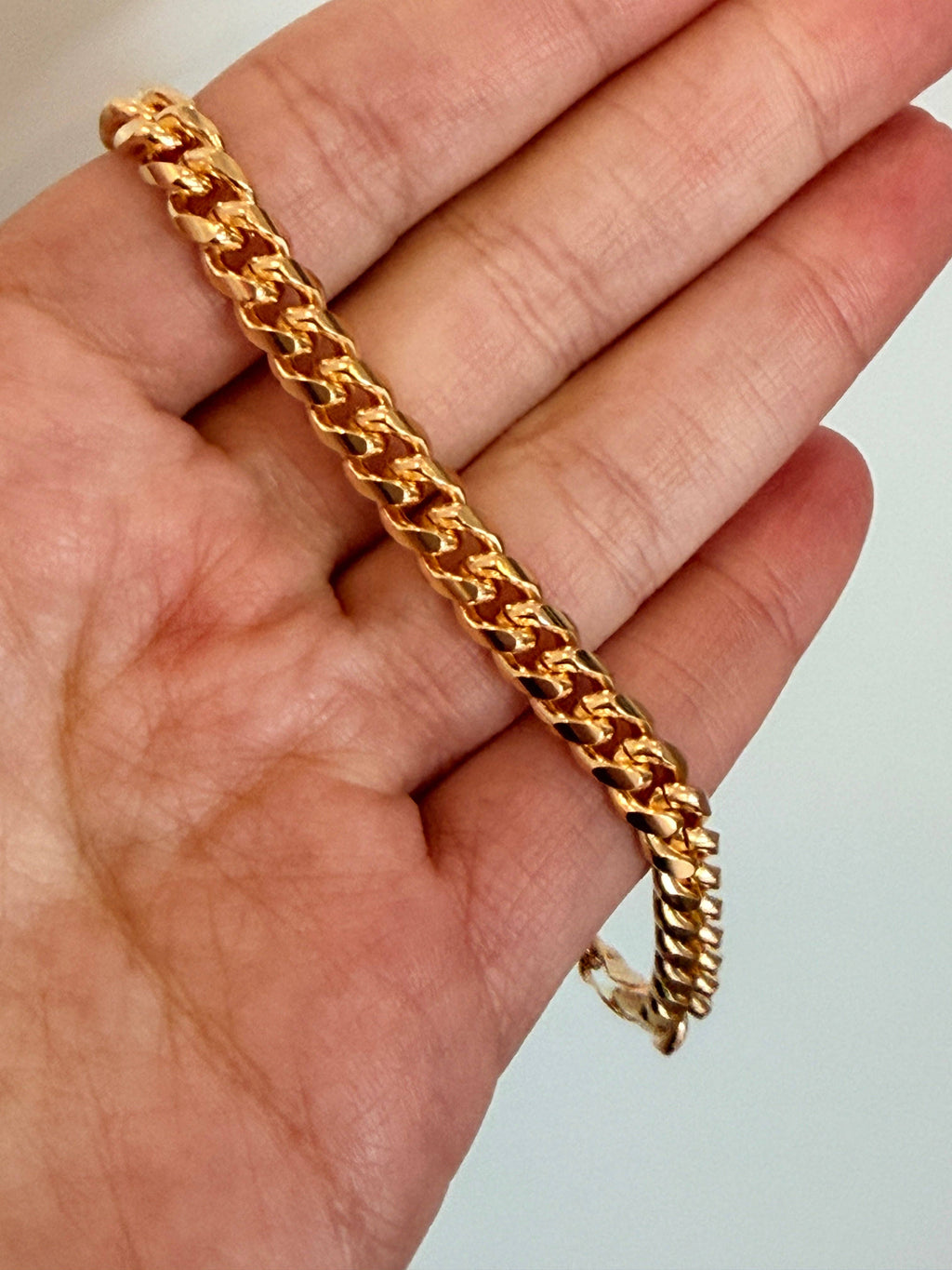 Gold Filled 6mm Curb Bracelet