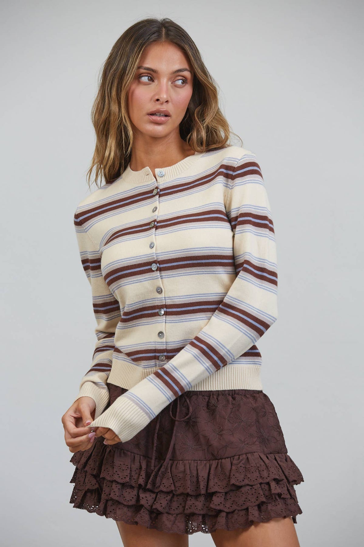 Rory | Striped Cardigan