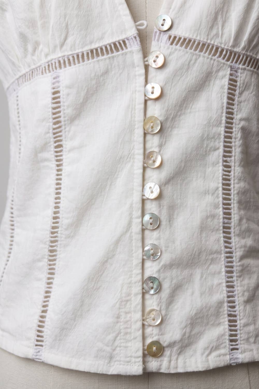 Karina | Soft Stretch Lace Panel Blouse