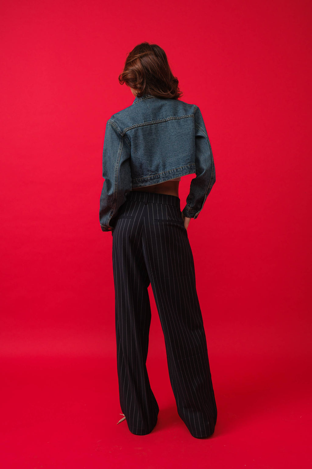 Calla | Denim Crop Jacket