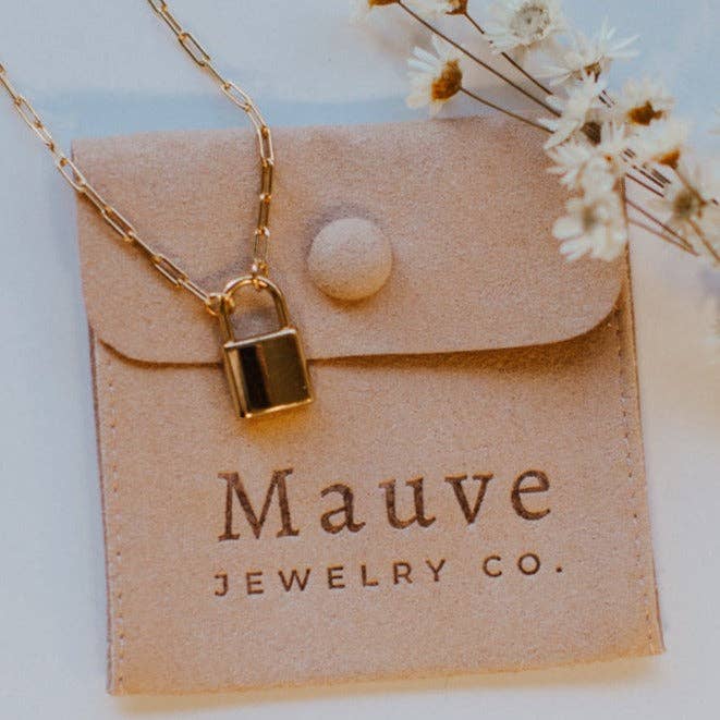 Newport | Gold Filled Lock Necklace