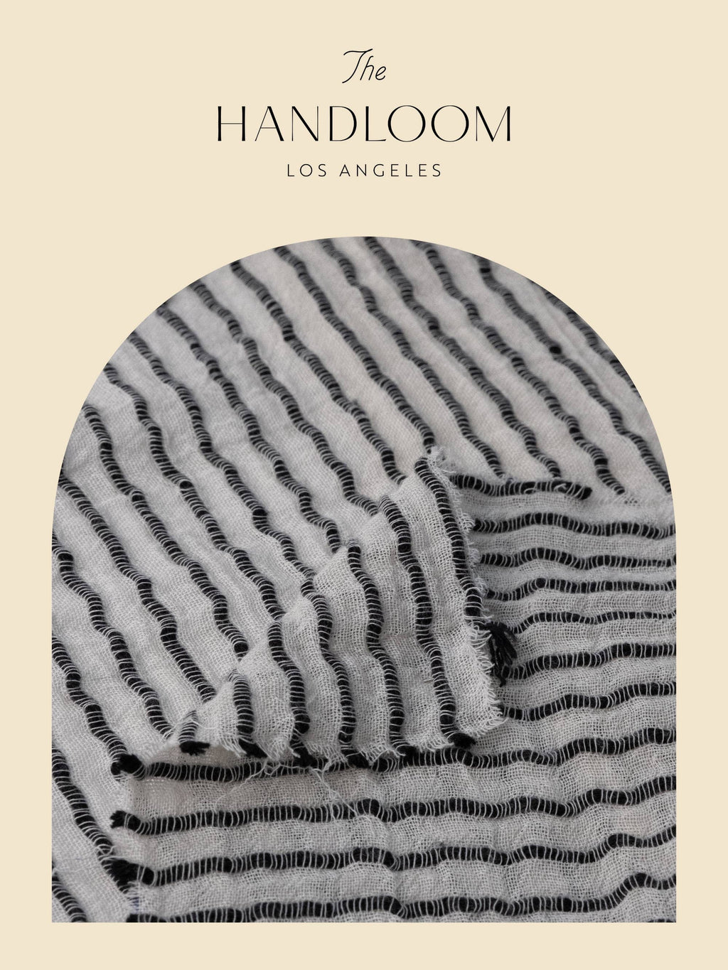 Ava Kimono 100% Turkish Cotton | Black Stripes