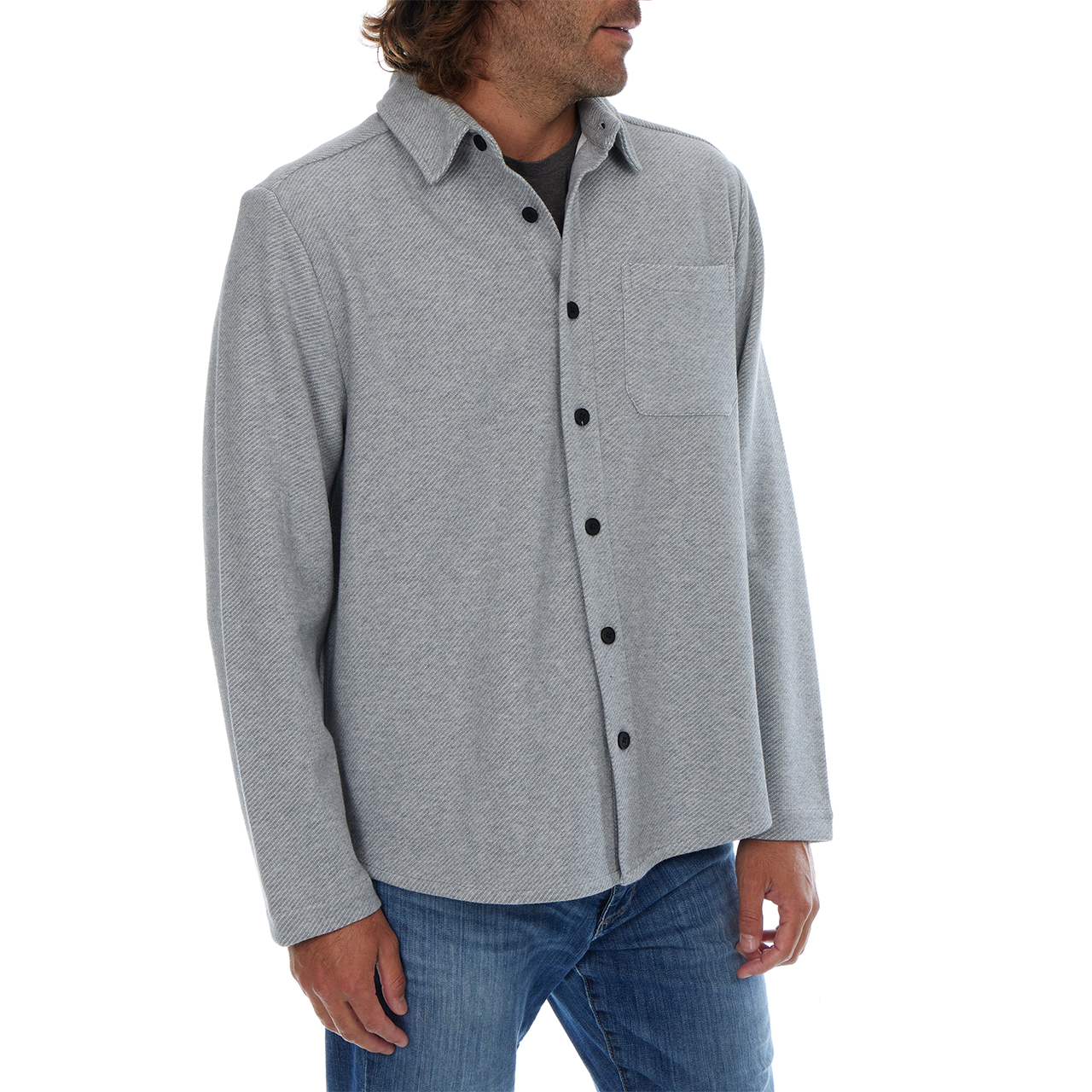 Crawford | Diagonal Textured Shacket