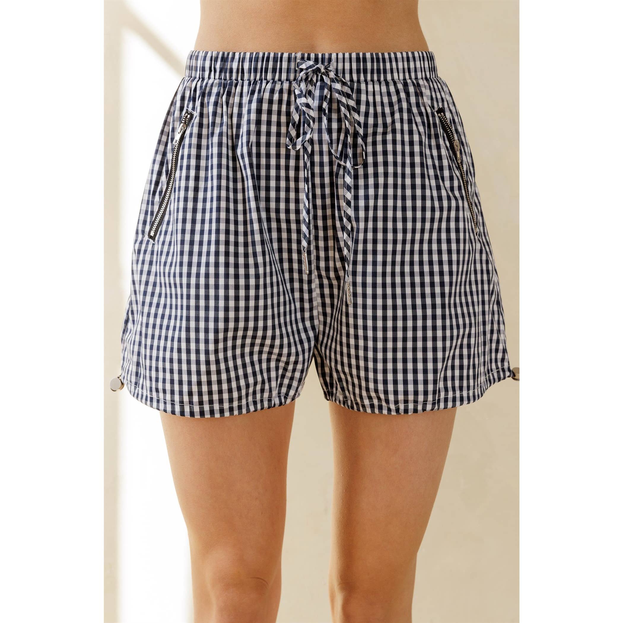 Sarah | Navy White