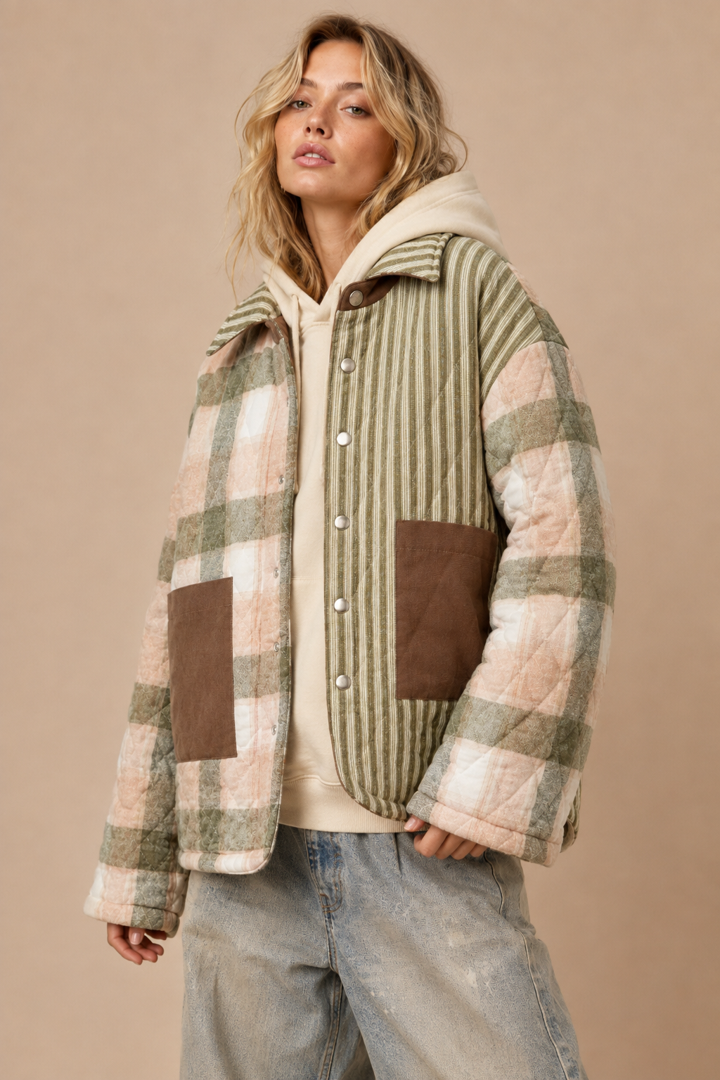 Adelaide | Quilted Patchwork Jacket