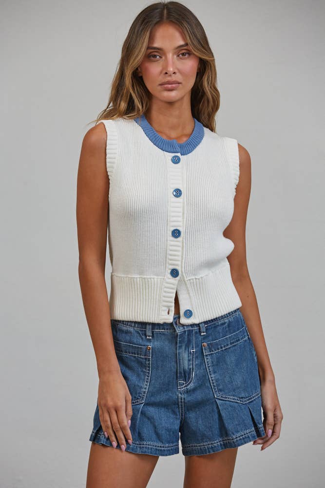 Hampton | Button Down Sweater Vest
