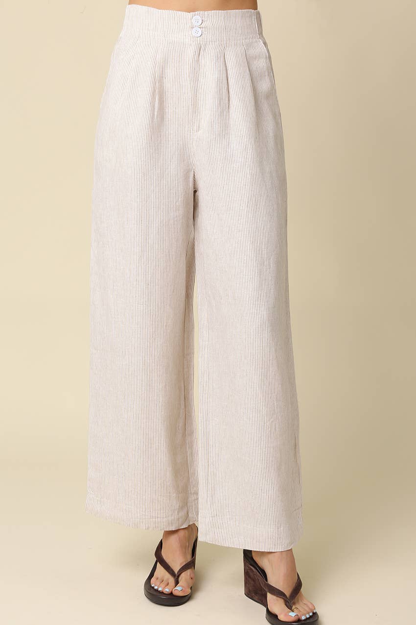 Ellen | 100% Linen Pants
